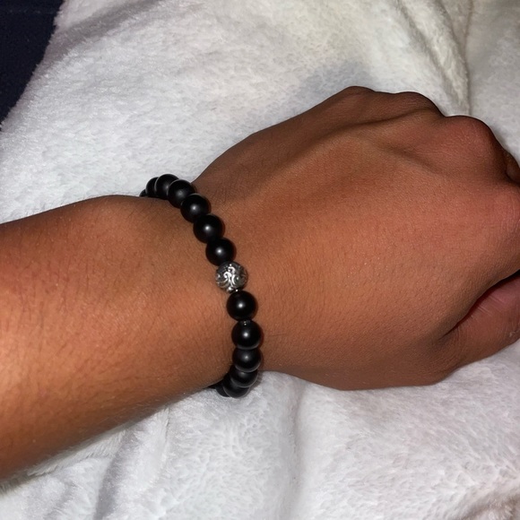 David Yurman Spiritual beads bracelet in sterling silver with black onyx - Picture 5 of 6